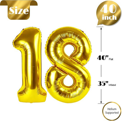Gold 18 Balloon - Image 6