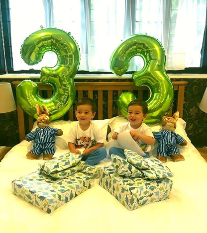 Light Green Number 3 Balloon 40 inch, Birthday Party Balloons Decorations | - Image 4
