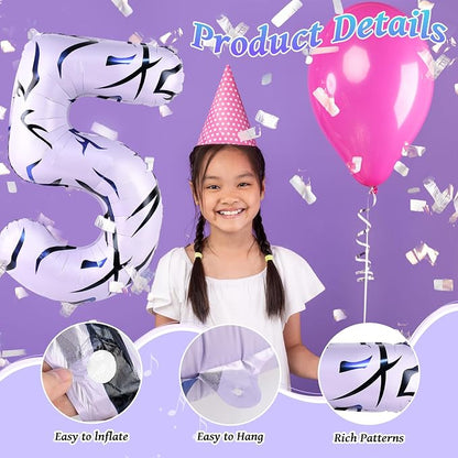 40 Inch Kpop Theme Number 5 Balloon, Birthday Party Decorations - Image 4