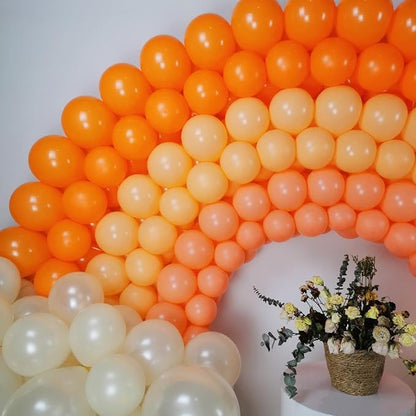 5 inch Orange Party Balloons - Image 6