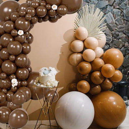 104pcs Dark Brown Balloon Garland Arch Kit Different Sizes 18/12/10/5 Inch | - Image 6