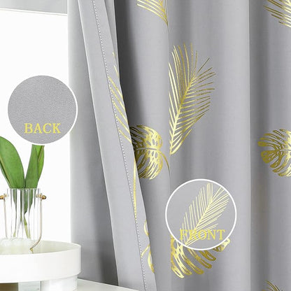 Light Grey Blackout Curtains 72 Inches Long, Light Blocking Thermal Insulated - Image 3