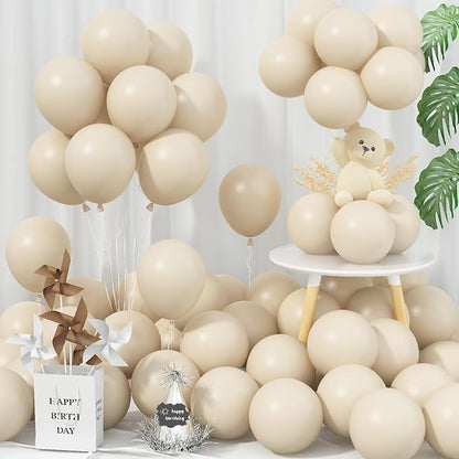 Jobkoo White Sand Balloons 5 Inch by Jobkoo
