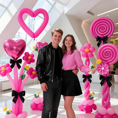 Hot Pink Long Balloons Premium 260 Twisting Balloons Animals Magic - Image 6