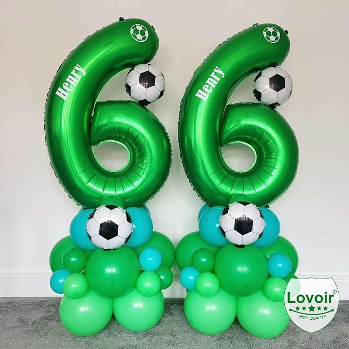 Dark Green 26 Number Balloons, 40 Inch Giant Number 26 Balloons Foil Mylar - Image 5
