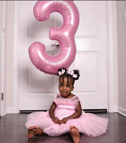 Pastel Pink 6 Balloon - Image 3