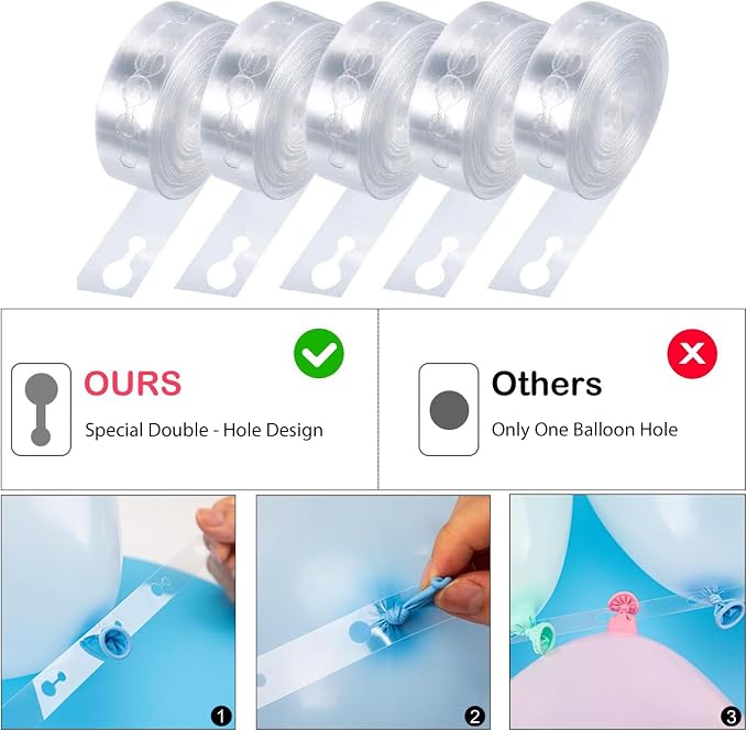 Balloon Arch Garland Kit, 82ft Balloon Garland Strips - Image 4