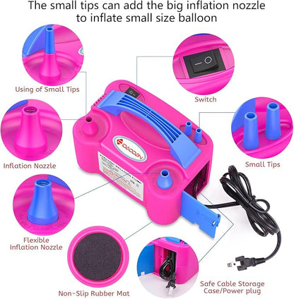 IDAODAN Electric Balloon Pump, Portable Electric Balloon Blower Machine - Image 4