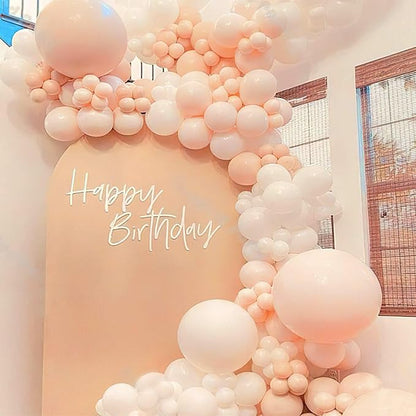PartyWoo Pastel Orange Balloons 100pcs Light Pale Orange Peach Color | - Image 5