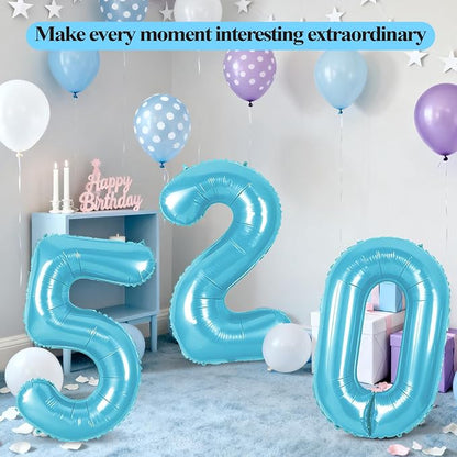 Number 19 Balloons for 19th Birthday Party Decorations, 0-100 Large No.19 - Image 6