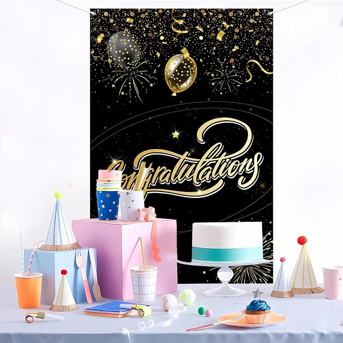 INNORU Congratulations Door Banner Decoration, Engagement Wedding Party Door - Image 4