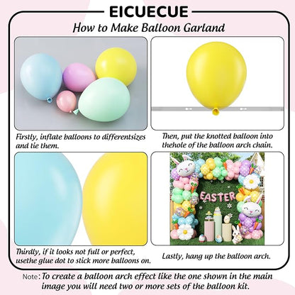 171Pcs Easter Balloon Arch Kit - Image 3