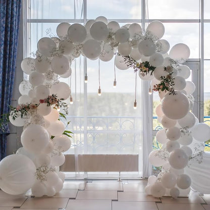 White Balloons 125pcs 5 Inch White Birthday Balloons - Image 5