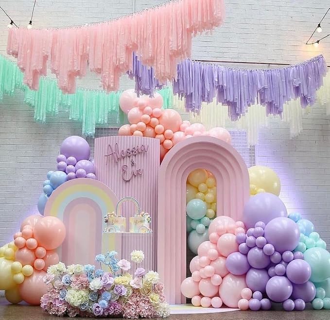 Pastel Rainbow Balloon Arch Kit, Engagements, Gender Reveal, Anniversary - Image 4