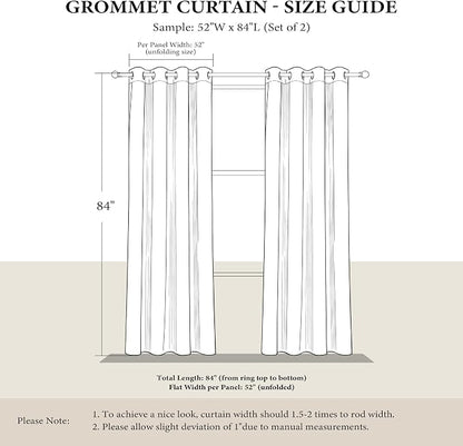 NICETOWN Silver Grey Pattern Curtains - Image 6