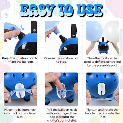Balloon Pump Electric, Portable Balloons Inflator Air Pump - Image 7