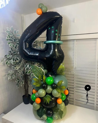 Number Balloons 40 Balloon 40 inch Black - Image 4