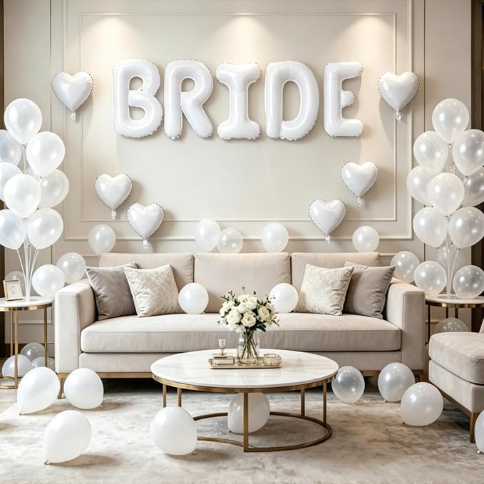 TONIFUL 40 Inch Giant Bride Balloon Bachelorette Party Decorations - Image 4