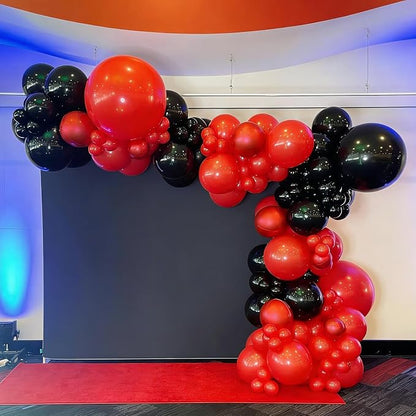 Lukiituke Red and Black Balloon Arch Kit, BBQ Casino, New Year Decorations - Image 6