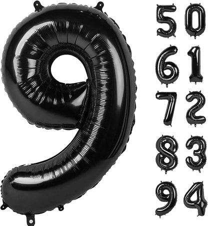 Black 9 Balloon by IWERP