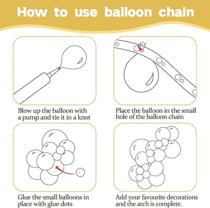 134Pcs Metallic Gold Balloons Different Sizes 5 10 12 18 Inch Chrome Gold Latex - Image 4