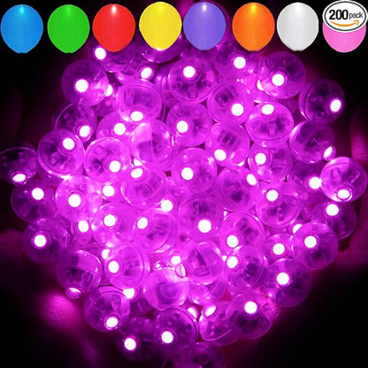 Aogist 200pcs Pink Balloon Light, Long Standby Time Waterproof Mini Ball Light by Aogist