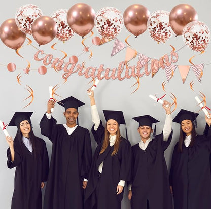 Congratulations Banner Kit for Graduation Party Decorations, Class of 2026 - Image 3