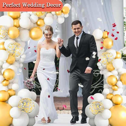 OurWarm 9.35Ft & 6Ft Gold Balloon Arch Stand, Free Bending Shape Balloon Arch - Image 6