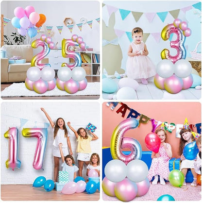 OFFCUP 40 Inch Gradient Number 16 Balloon - Image 7