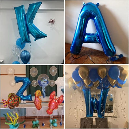 Blue Letter G Balloon, G Balloons Letter - Image 6