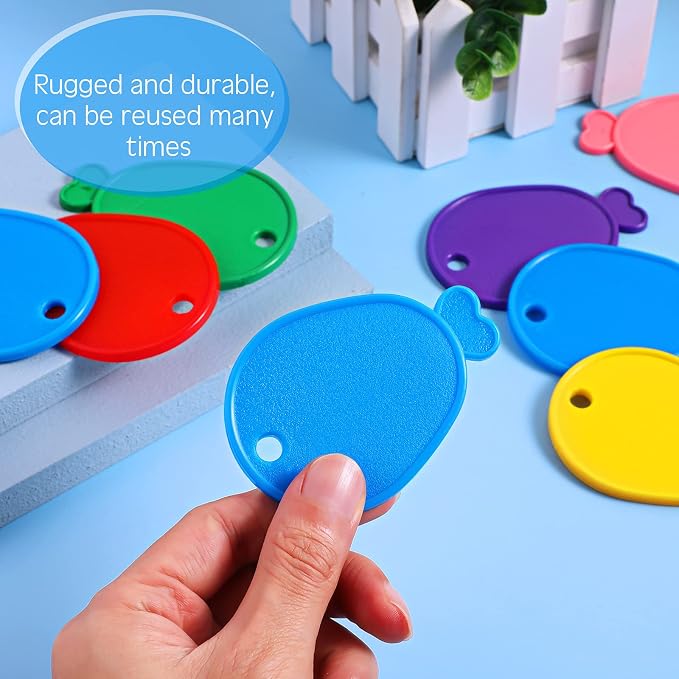 Aoriher 36 Pcs Colorful Plastic Balloon Weights Balloon Shaped Weights - Image 3