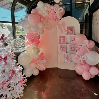 Light Pink and White Balloons Kit - Image 6