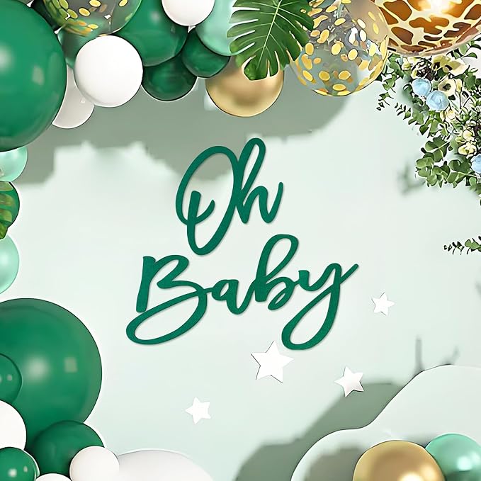 'Oh Baby' Sign for Backdrop by MASTRON