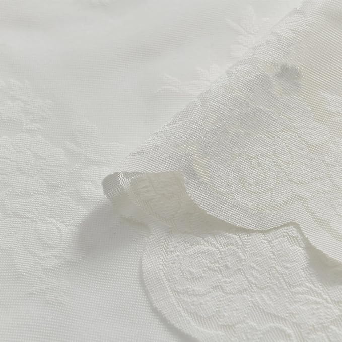 Kotile Short Ivory Lace Curtains - Image 7