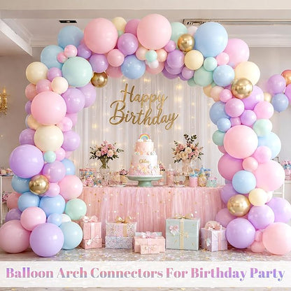 100 PCS Reusable Balloon Clips, Plastic Balloon Arch Connectors | Clear Balloon - Image 2