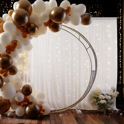 20x8ft White Tulle Backdrop Curtain - Image 8