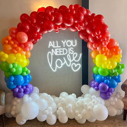 Rainbow Balloons Arch Kit - Image 4