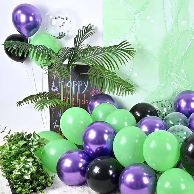 Purple and Green Balloons - Image 7