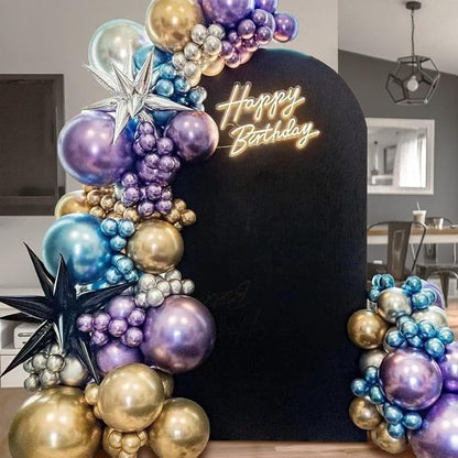 120Pcs 5 Inch Metallic Silver Balloons, Metallic Chrome Silver Latex Balloons - Image 5