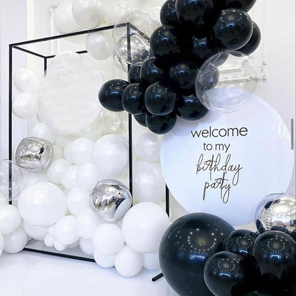 Black Balloons 110pcs 12 Inch Latex Balloon - Image 5