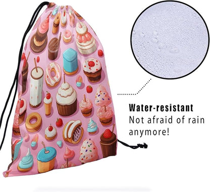 Cute Cupcake Gymnastics Grip Bag - Image 4