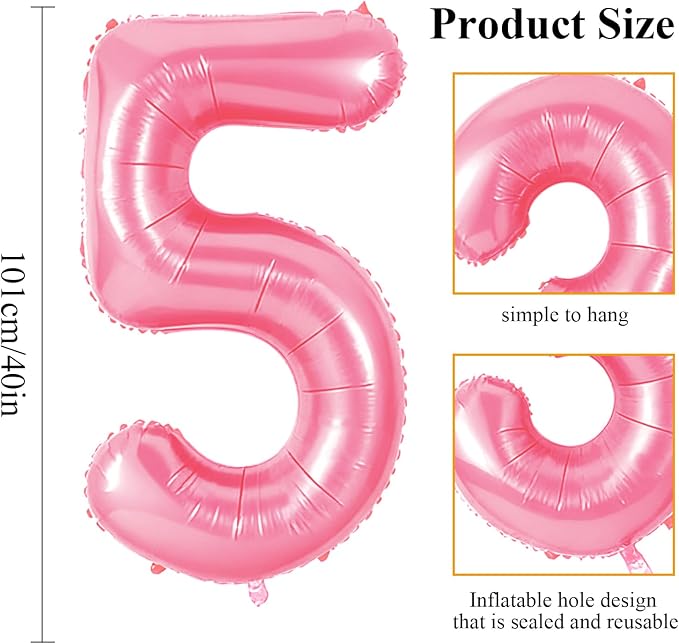 Number 75 Balloons for 75th Birthday Party Decorations, 0-100 Large No.75 - Image 2