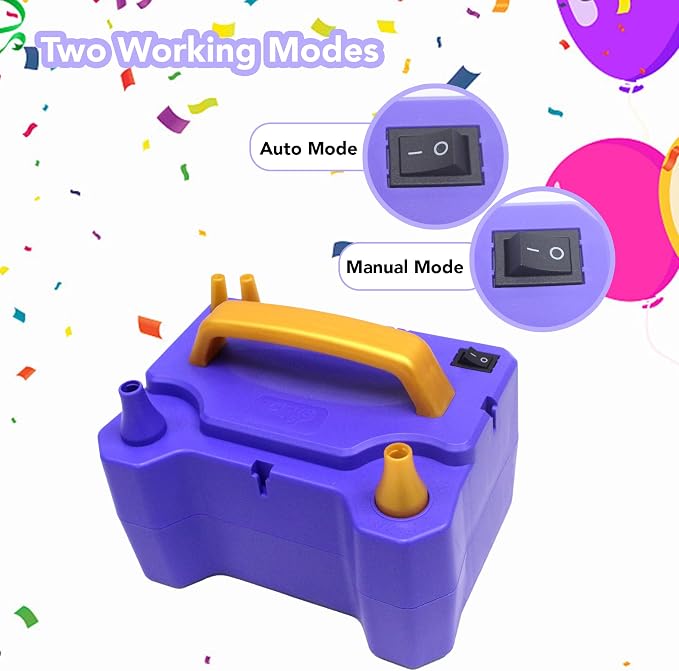 3-in-1 Balloon Electric Inflation & Vacuum Electric Pump | Fast - Image 5