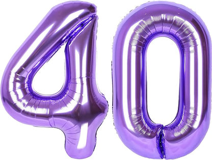 Number Balloons for Birthday Decorations by United-UnicornsParty