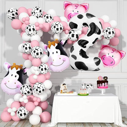 Cow Print Balloons 40 Inch Cow Print Number 2 Balloon Big Number 2 Balloon Moo - Image 7