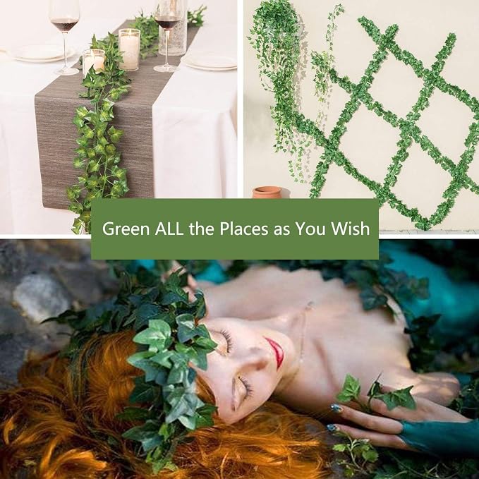 Comtelek Fake Vines for Room Decor 48PCS Artificial Ivy Garland - Image 2
