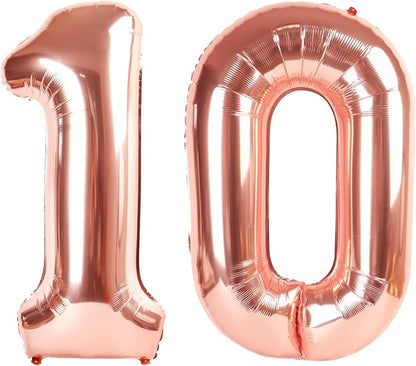 Numbers 50 Balloon 40Inch Red Balloons by Argthjy