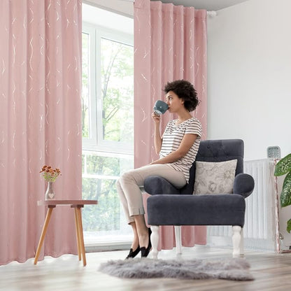 Deconovo Blackout Back Tab Curtains - Image 8
