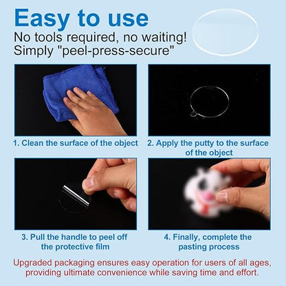 84pcs Removable Sticky Putty, Upgraded Easy-Peel Film Wall Putty - Image 5