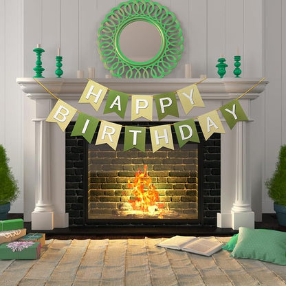 Happy Birthday Banner Birthday Party Banner NO DIY Happy Birthday Sign | - Image 7